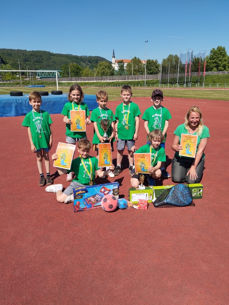 Klokani zlatí na olympiádě školních družin